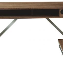 Ashley Furniture Desks Barolli - Gunmetal Brown - Gaming Desk