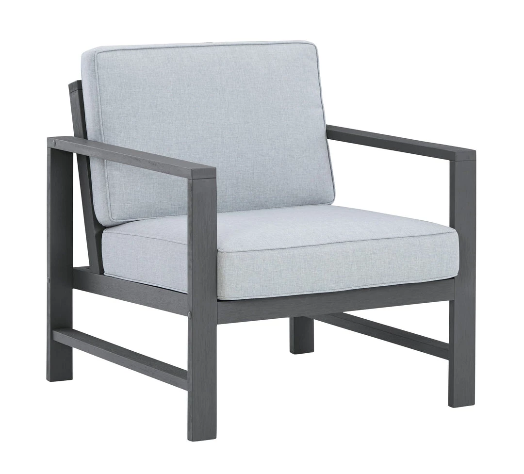 Signature Design By Ashley® Chairs Fynnegan - Gray - Lounge Chair W/cushion (2/cn) 10 Signature Design By Ashley® Chairs Fynnegan - Gray - Lounge Chair W/cushion (2/cn)