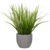 Accessories Uttermost Dracaena Grass In Gray Planter