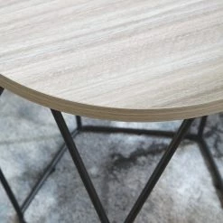 Ashley Furniture Waylowe - Light Brown/black - Round End Table 9 Ashley Furniture Waylowe - Light Brown/black - Round End Table