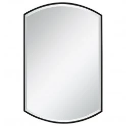 Uttermost Shield Shaped Iron Mirror