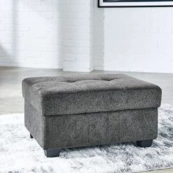 Signature Design By Ashley® Kitler - Smoke - Ottoman With Storage