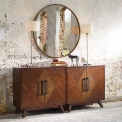 Cabinets Uttermost Liri Mid-Century Accent Cabinet