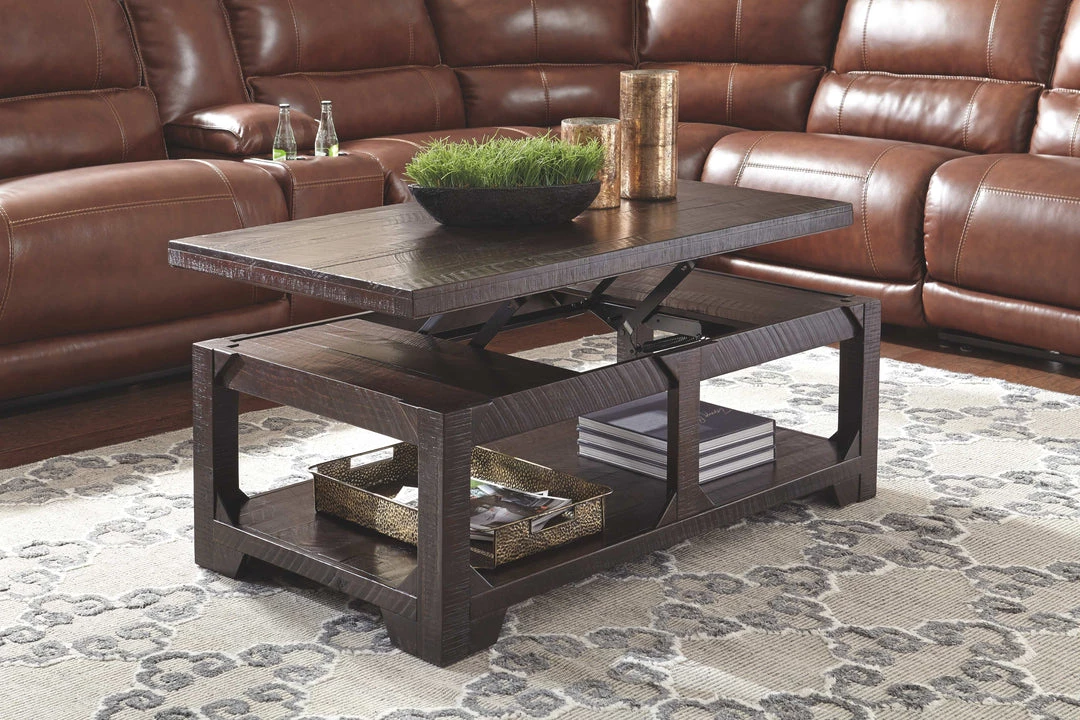 Ashley Furniture Rogness - Rustic Brown - Lift Top Cocktail Table Tables 9 Ashley Furniture Rogness - Rustic Brown - Lift Top Cocktail Table Tables