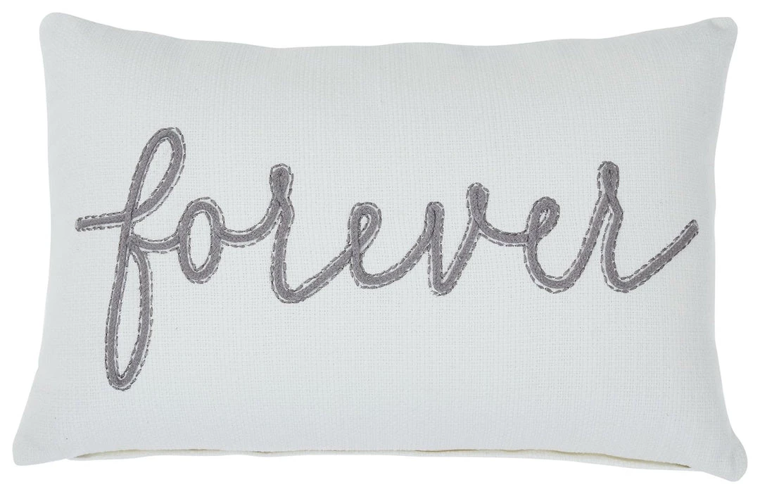Ashley Furniture Accessories Forever - White/gray - Pillow (4/cs) 3 Ashley Furniture Accessories Forever - White/gray - Pillow (4/cs)