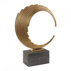 Uttermost Saanvi Curved Gold Rods Sculpture