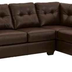 Signature Design By Ashley® Donlen - Chocolate - Left Arm Facing Sofa 2 Pc Sectional