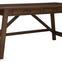 Ashley Furniture Baldridge - Rustic Brown - Home Office Large Leg Desk Desks