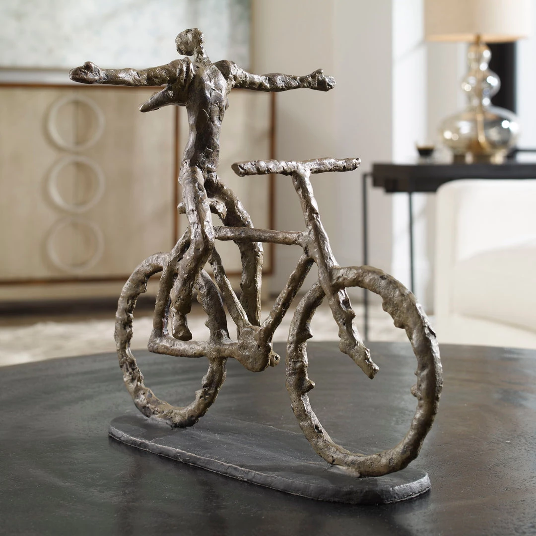 Table Decor Uttermost Freedom Rider Metal Figurine 5 Table Decor Uttermost Freedom Rider Metal Figurine