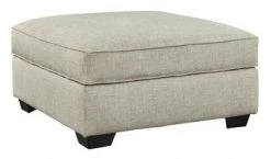 Ashley Furniture Wellhaven - Linen - Ottoman With Storage