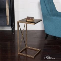 Uttermost Zafina Gold Accent Table Tables