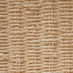 Ashley Furniture Halima - Tan - Tray Set (2/cn) - Palm Leaf Table Decor