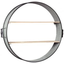 Ashley Furniture Eirny - Antique Gray/natural - Wall Shelf