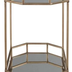 Ashley Furniture Daymont - Gold Finish - Bar Cart