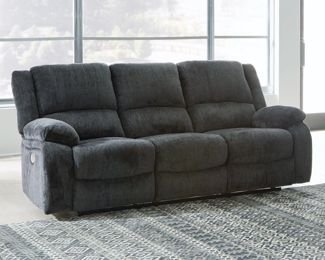 Ashley Furniture Draycoll - Slate - Reclining Power Sofa 4 Ashley Furniture Draycoll - Slate - Reclining Power Sofa
