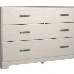 Ashley Furniture Dressers Stelsie - White - Six Drawer Dresser