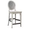 Uttermost Clarion Aged White Counter Stool Stools