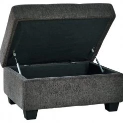 Signature Design By Ashley® Kitler - Smoke - Ottoman With Storage