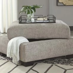 Ashley Furniture Megginson - Storm - Ottoman With Storage Ottomans