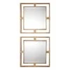 Uttermost Allick Gold Square Mirrors S/2 2 Uttermost Allick Gold Square Mirrors S/2