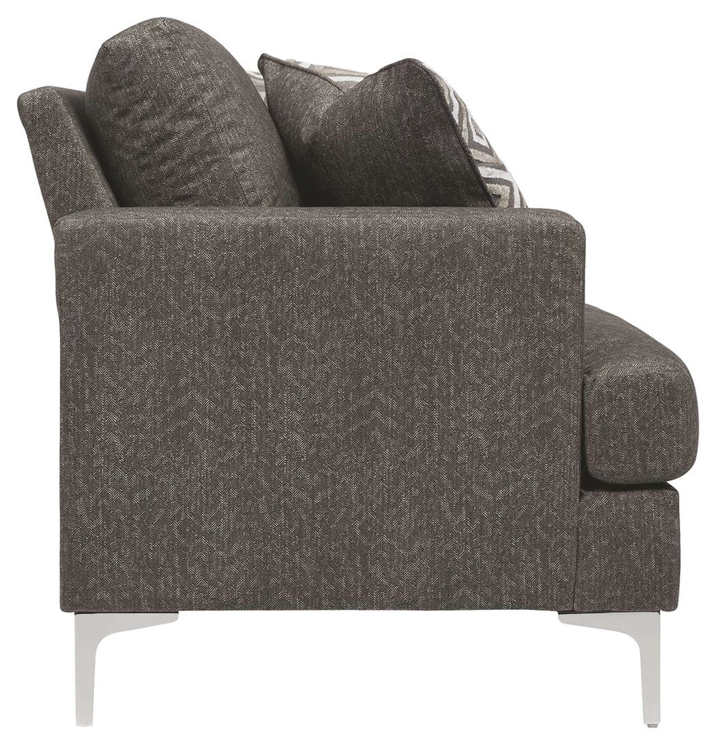 Ashley Furniture Arcola - Brown Dark - Rta Loveseat 8 Ashley Furniture Arcola - Brown Dark - Rta Loveseat