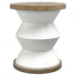 Uttermost Spool Geometric Side Table Tables