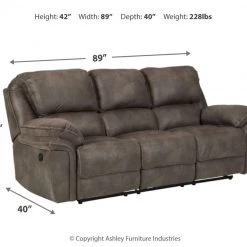 Ashley Furniture Trementon - Graphite - Reclining Sofa