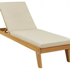 Ashley Furniture Byron - Light Brown - Chaise Lounge With Cushion