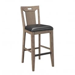 Emerald Home Benton Slat Back Bar Stool Brown / Dark