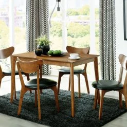 Ashley Furniture Parrenfield - Brown - Dining Room Table Set (5/cn) Dining Room Sets