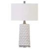 Uttermost Sesia White Honeycomb Table Lamp 2 Uttermost Sesia White Honeycomb Table Lamp