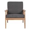 Moe's Home Collection Chairs Harper Lounge Chair Anthracite