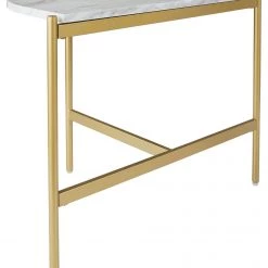 Ashley Furniture Tables Wynora - White/gold - Chair Side End Table