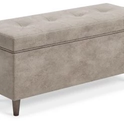 Ashley Furniture Becklow - Beige - Storage Bench