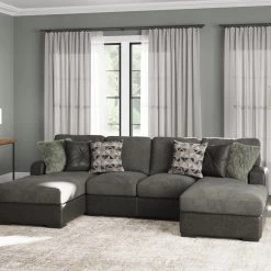 Emerald Home Berlin Double Chaise Sectional Sectionals