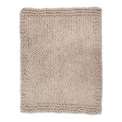 Moe's Home Collection Abuela Wool Throw Sand