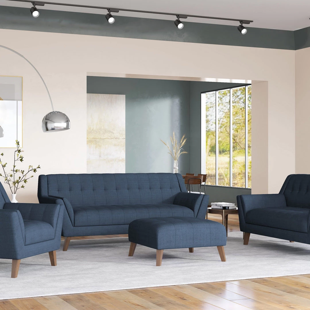 Emerald Home Ottomans Binetti Ottoman- Navy 4 Emerald Home Ottomans Binetti Ottoman- Navy