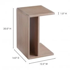 Moe's Home Collection Tables Hiroki Accent Table White Oak