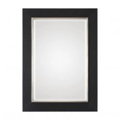Accessories Uttermost Kaira Textured Black Mirror