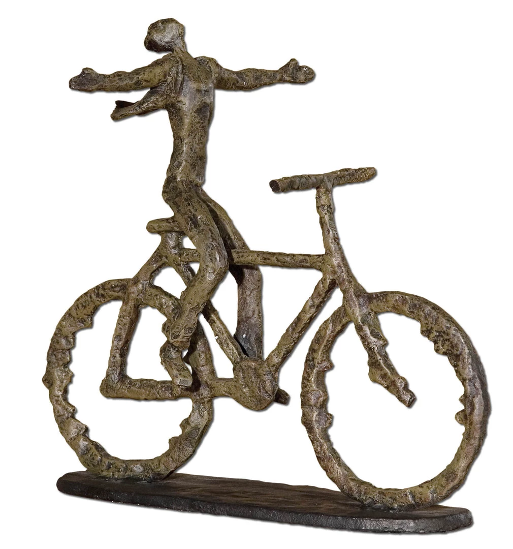Table Decor Uttermost Freedom Rider Metal Figurine 3 Table Decor Uttermost Freedom Rider Metal Figurine