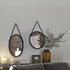 Ashley Furniture Dusan - Black - Accent Mirror 8 Ashley Furniture Dusan - Black - Accent Mirror