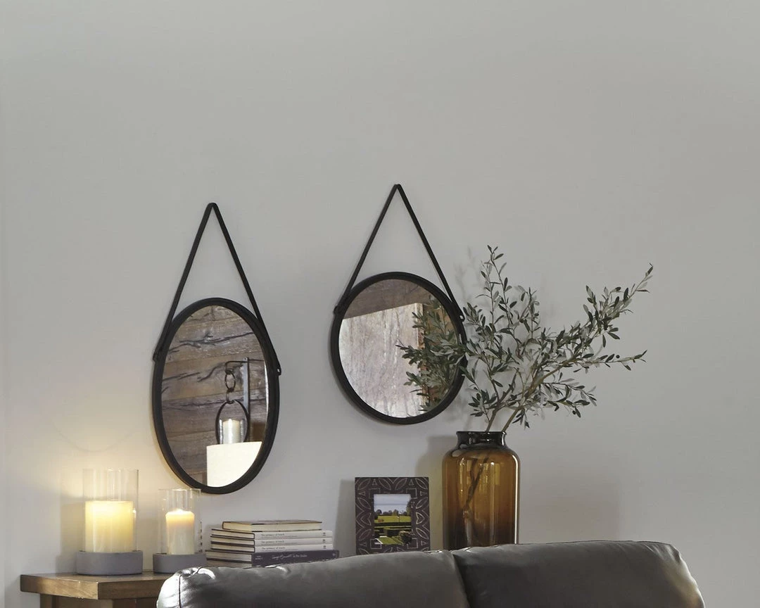 Ashley Furniture Dusan - Black - Accent Mirror 5 Ashley Furniture Dusan - Black - Accent Mirror