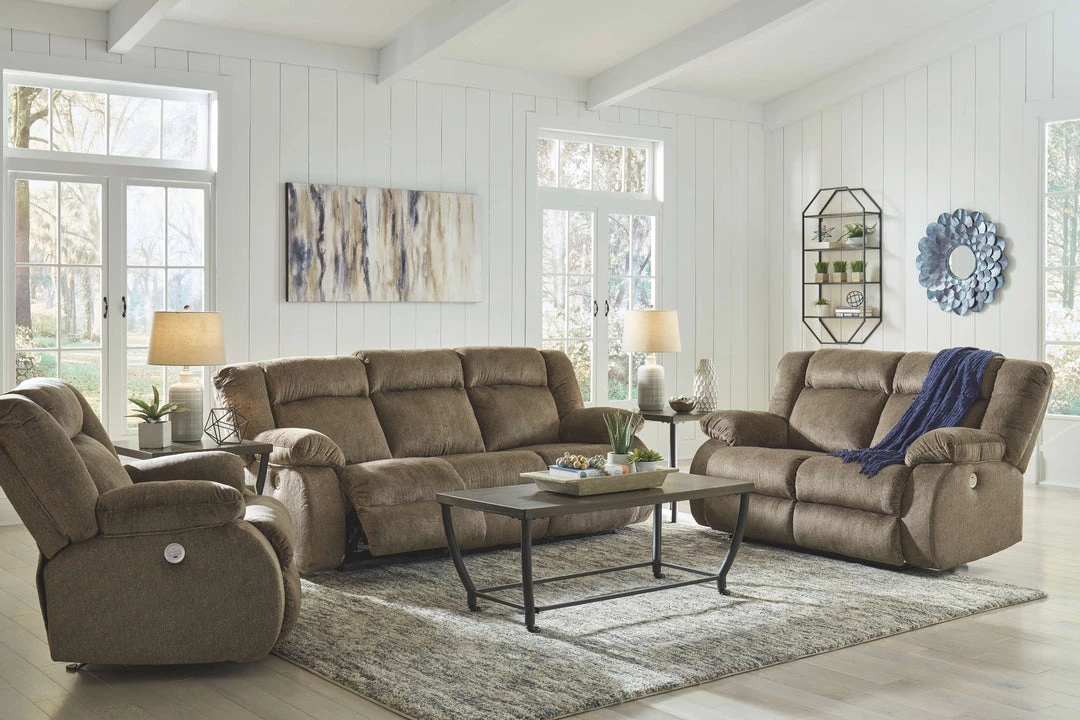 Signature Design By Ashley® Burkner - Mocha - Reclining Power Sofa, Reclining Power Loveseat, Power Rocker Recliner Reclining Furniture 3 Signature Design By Ashley® Burkner - Mocha - Reclining Power Sofa, Reclining Power Loveseat, Power Rocker Recliner Reclining Furniture