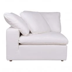 Moe's Home Collection Sectional Pieces Clay Corner Chair Livesmart Fabric White 11 Moe's Home Collection Sectional Pieces Clay Corner Chair Livesmart Fabric White