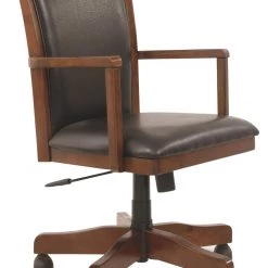 Ashley Furniture Hamlyn - Medium Brown - Home Office Swivel Desk Chair