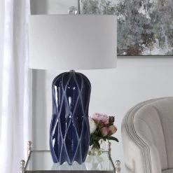Uttermost Malena Blue Table Lamp