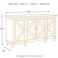 Ashley Furniture Fossil - Gray - Accent Cabinet Cabinets 7 Ashley Furniture Fossil - Gray - Accent Cabinet Cabinets