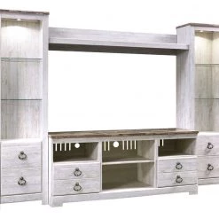 Signature Design By Ashley® Willowton - Attractive - Entertainment Center - 63" TV Stand Entertainment Centers 13 Signature Design By Ashley® Willowton - Attractive - Entertainment Center - 63