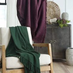 Ashley Furniture Yasmin - Emerald - Throw (3/cs) Accessories 9 Ashley Furniture Yasmin - Emerald - Throw (3/cs) Accessories