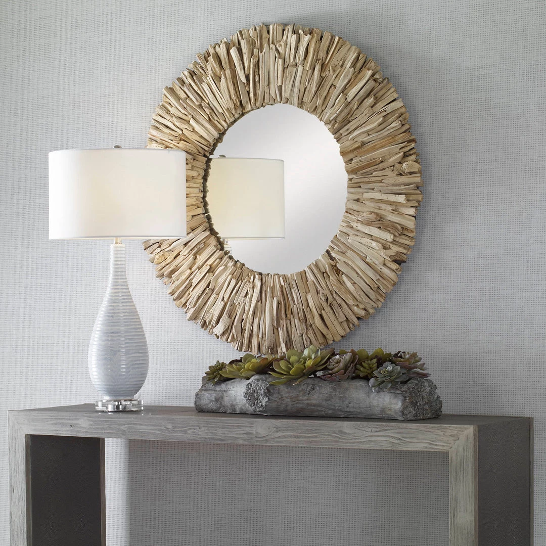 Uttermost Teak Branch Bleached Round Mirror Accessories 5 Uttermost Teak Branch Bleached Round Mirror Accessories